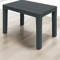 Famanu bijzettafel, antraciet - 60 x 39 x 45 cm, kunststof