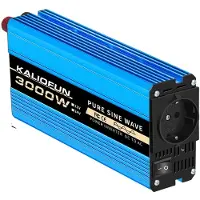 OEM Omvormer, overbelastingsbeveiliging, geschikt voor auto's en huishoudelijke apparaten, 12V-3000W-220V