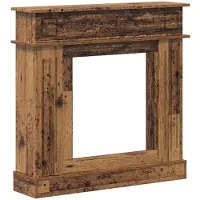 Syfax Haardomlijsting Oud hout 102 x 26 x 100 cm Bewerkt hout