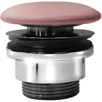 GSI Vrije doorstroming Wastafelafvoer 5/4“, keramische stop, 0,5-6,5cm, mat blush