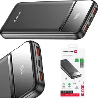 Swissten Powerbank , 10000 mAh, USB-A en USB-C