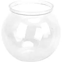 Gistuch Mini aquarium, transparante plastic schaal, slagvast, geschikt voor op een bureau of in een boekwinkel