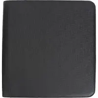 Gistuch ZIP Trading Card Album, Polyurethanen PP, transparant, voor 480 kaarten, zwarte, waterdichte displayhouder voor spelkaarten