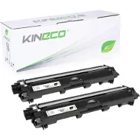Kineco 2X tonercartridge, vervangt TN241BK TN245, dubbele verpakking, 2x zwart, geschikt voor Brother HL-3142CW en MFC-9332CDW