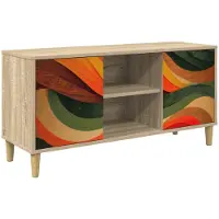 vidaXL TV-kast BONN, 102 x 33 x 50 cm, Sonoma houtvezelplaat