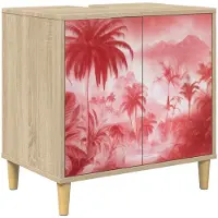vidaXL Badkamerkast AACHEN Sonoma, 60 x 40 x 60 cm, houtvezel