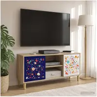vidaXL TV-kast MAINZ, 102 x 33 x 50 cm, Sonoma houtvezelplaat
