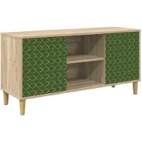 vidaXL TV-kast GELEEN, 102 x 33 x 50 cm, Sonoma houtvezelplaat
