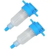 OEM Kunststof olie-waterfilter, 2-delig, 124 x 75 mm