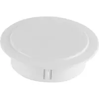 OEM Tuinslangaansluiting, 100 mm - PP-kunststof - Weerbestendig - Decoratieve dop - Aansluitstuk