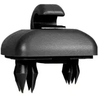 OEM Zonnekaphouder - Zwart - Reserveonderdeel voor Audi A1/A3/A4/A5/Q3/Q5/A7/B6/B7/B8/S4/S5 - Gemaakt van hoogwaardig thermoplast - Eenvoudig te installeren - Bevestiging voor zonneklep