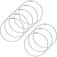 OEM Fietsaccessoireset van roestvrij staal - 8-delig - multifunctioneel - Kabelbinders met sleutelhanger - voor fietsaccessoires - Afmetingen: 1,5 x 300 mm