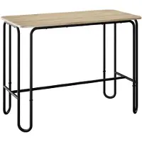vidaXL Eettafel 100 x 50 x 75 cm Bewerkt hout Sonoma Eiken Rechthoekig