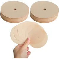 OEM Koffiefilters, 200 stuks - Wegwerp - Bruin papier - 9,5 cm - Geschikt voor percolator - Perfecte filtratie - Ideaal voor kantoor en thuisgebruik