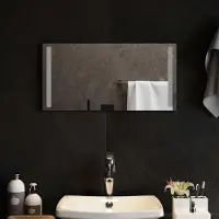 Syfax LED Badkamer Spiegel Transparant 60 x 30 cm gehard glas