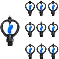OEM Automatische 360° roterende tuinsproeier met vlinderkop - waterstroomsnelheid: 700-980 liter per uur - bereik: 4,3-5,5 meter