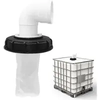 OEM Nylon filterdeksel voor IBC-flessen, 165 mm, DN 150, wasbaar, herbruikbaar, geschikt voor vloeibare producten, waterfilter