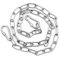 OEM Veiligheidskettingvergrendeling, 100 cm - Staal - Duurzaam - Karabijnhaak - Modern design - Deurslot voor de voordeur