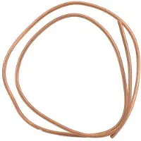 OEM Koperen buis, 2 meter lang - 8 mm buitendiameter - 6 mm binnendiameter - Flexibel - Goede warmtegeleiding - Wanddikte 1 mm - Koperen buis