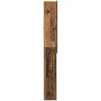 vidaXL Toiletkast ZWOLLE Oud hout 66 x 25,5 x 190 cm Bewerkt hout