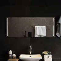 Syfax LED Badkamer Spiegel Transparant 100 x 40 cm gehard glas