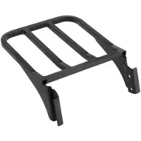 OEM Motorfiets zijspan - Sissy bar met zwarte stalen rugleuning - voor Harley-Davidson XL/FLST/FLSTC/FLSTSC - hoogwaardig staal - nieuw - zwart