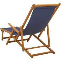 vidaXL Opvouwbare zonnebed 2 pcs 3 Positie Massief Eucalyptus Hout