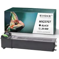 Evoke tonercartridge, compatibel met de Sharp-printer MX-237GT MX237GT, zwart, rendement: 20.000 pagina's, compatibel met AR-6020