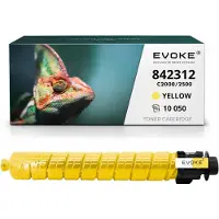 Evoke tonercartridge, compatibel met de Ricoh-printer C2000/2500Y, artikelnummer 842312, kleur: geel, opbrengst: 10.500 pagina's, compatibel met de IM C2000 en C2000A