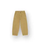 Vingino Keanu baggy jeans - zand Beige Jongens Denim Effen - maat 128