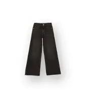 Vingino Meisjes Extra Wide Leg Jeans Cita Meisje Zwart 134