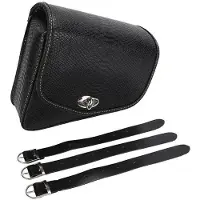 OEM Universele bagagetassen met hoge capaciteit - Kunstleer - Zwart - 24 x 18 x 10 cm - Motorfietstas