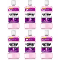 Listerine 6x Mondwater Total Care Extra Mild Alcoholvrij 500 ml