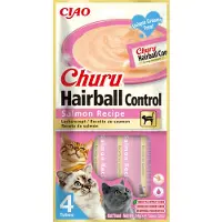 Ciao Inaba Kattensnack Churu Puree Hairball Control Salmon 4x14 gr