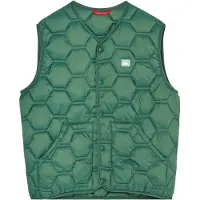 Quiksilver - Jassen - Fuse Urban Gilet Forest voor Heren van Nylon - Maat M - Groen