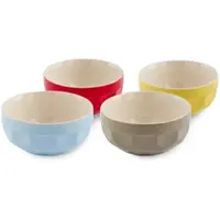 Pols Potten Ontbijtkom La Marzocco Polygon Multi-colour 720 ml (Set van 4)