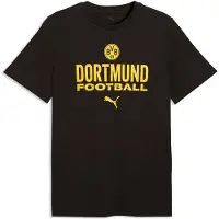 Puma Borussia Dortmund ftblCulture T-shirt voor Heren, Zwart/Geel, Maat XS