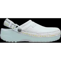 Crocs - Classic Crafted Vegan Suede Stitch - Sandalen M6 / W8, grijs