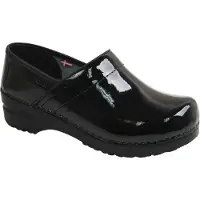 Sanita Klomp Women Original Professiomel Patent Black-Schoenmaat 40