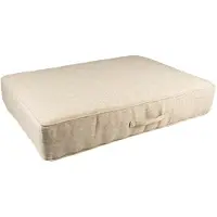 Duvo+ duvoplus Duratex Hondenmatras - Orthopedisch Hondenkussen met Springveren - Afneembare Hoes & Anti-slip - M 80x60x14cm - Beige
