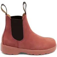 Bisgaard leren enkelboots met profielzool - donker oranje Meisjes Leer - maat 33