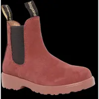 Bisgaard leren enkelboots met profielzool - donker oranje Meisjes Leer - maat 29
