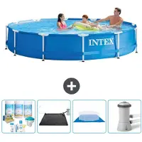 Intex Framezwembad, rond - 366x76 cm - 5-delig, model S21006
