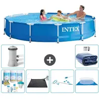 Intex Framezwembad, rond - 366x76 cm - 7-delig, model S20438