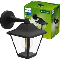 Philips Wandlamp E27 | Juli | IP44 | 5W | Zwart