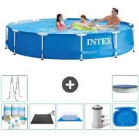 Intex Framezwembad, rond - 366x76 cm - 8-delig, model S20434