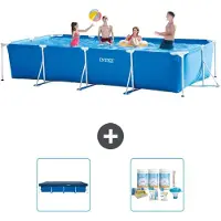 Intex Rechthoekig zwembad - 450x220x84 cm - 3-delig - Model S22358