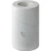 Osram Decor Marble Base, tafellamp, wit marmer, E27 fitting, dimbaar, schakelaar, stoffen kabel, 80mm