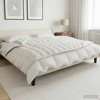 vidaXL Verzwaringsdeken Wit 150 x 200 cm 7 kg 100% Katoen 205T