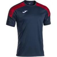 Joma Championship Viii Short Sleeve T-shirt Blauw L Man